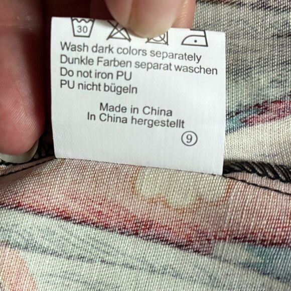 GRACE KARIN tropical Frida Kahlo dress Cap-Sleeve Sweetheart Sheath Sz L artsy - Picture 12 of 16